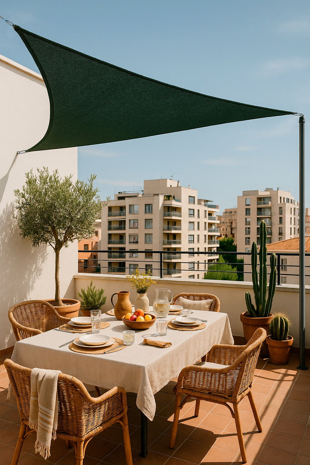 Toldos vela y mallas de sombreo