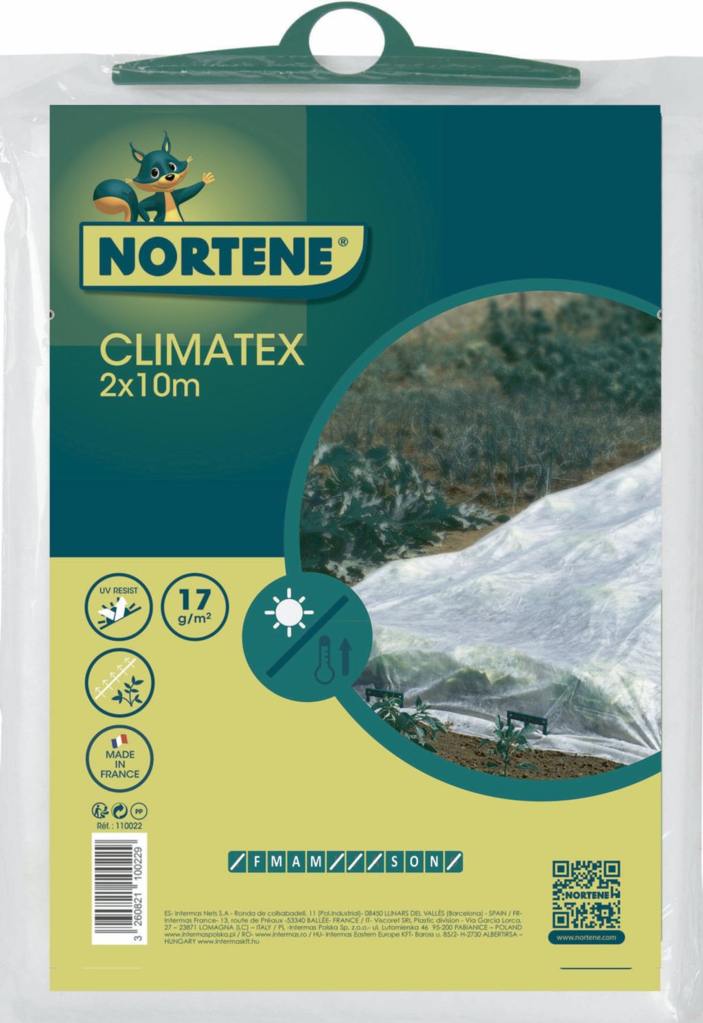 Manta de proteção CLIMATEX Branco Nortene