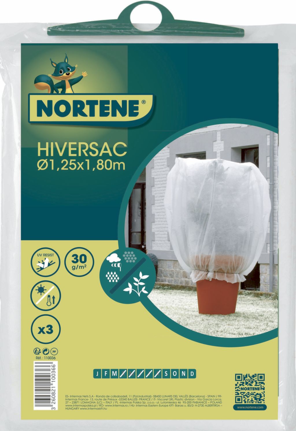 Capas de hibernação HIVERSAC Nortene