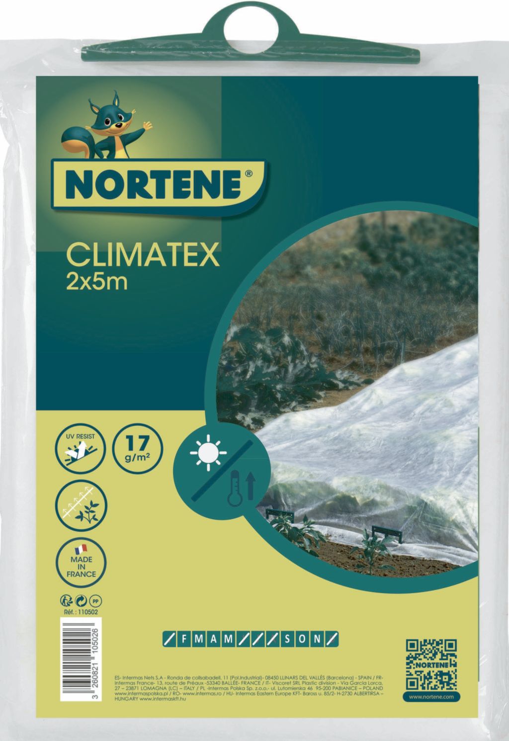 Manta de proteção CLIMATEX Branco Nortene