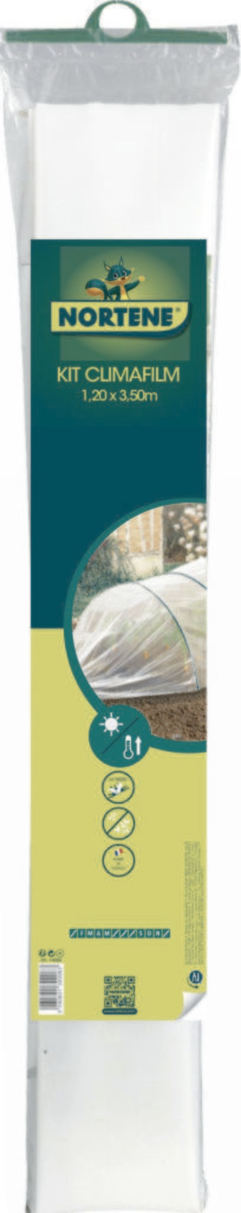 Kit de túnel de cultivo KIT CLIMAFILM 3 x 12 m Nortene