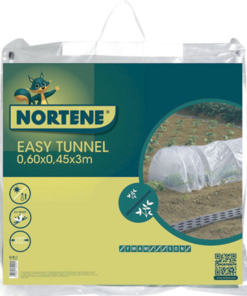 Túnel acordeón para cultivo EASY TUNNEL 3 x 69 cm Nortene