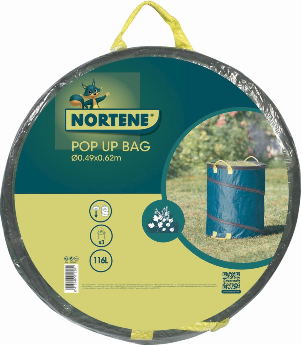 Saco de jardín POP UP BAG 49 x 49 cm Nortene