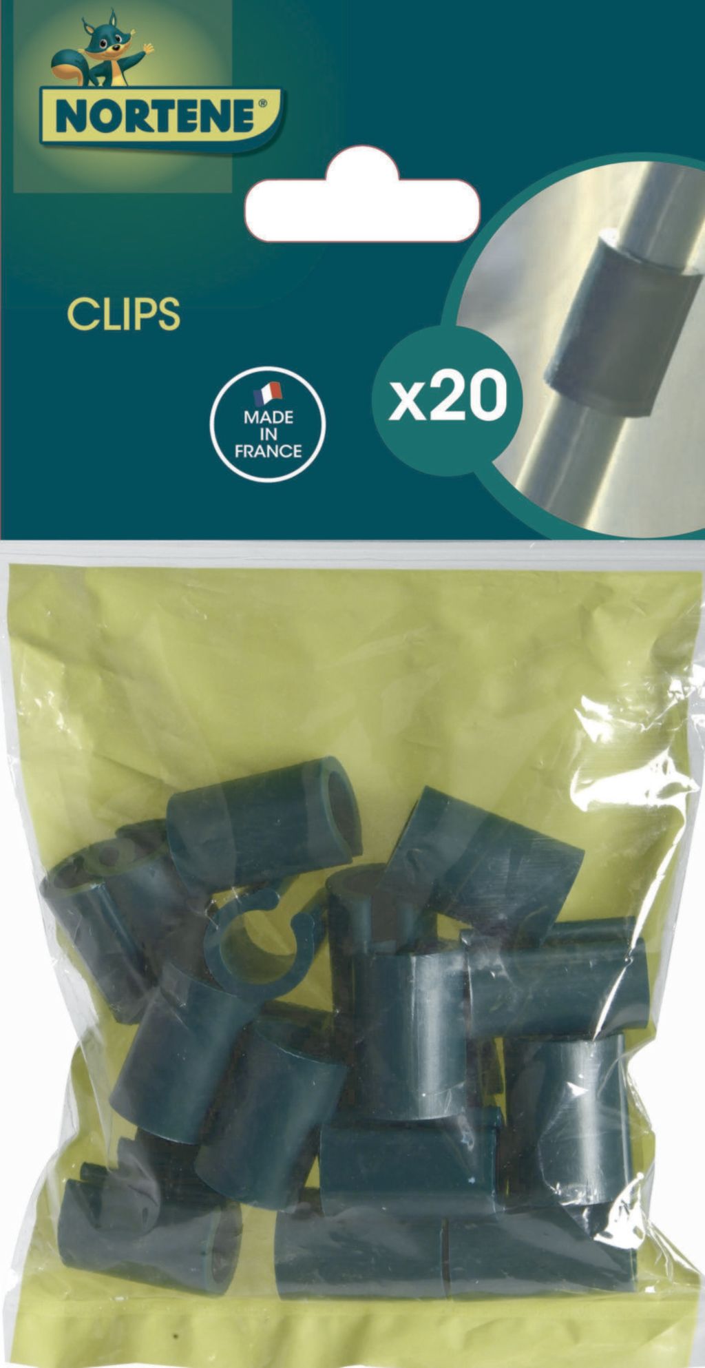 Clips para arcos CLIP ARC 2 x 1,2 cm Nortene (2 uds)