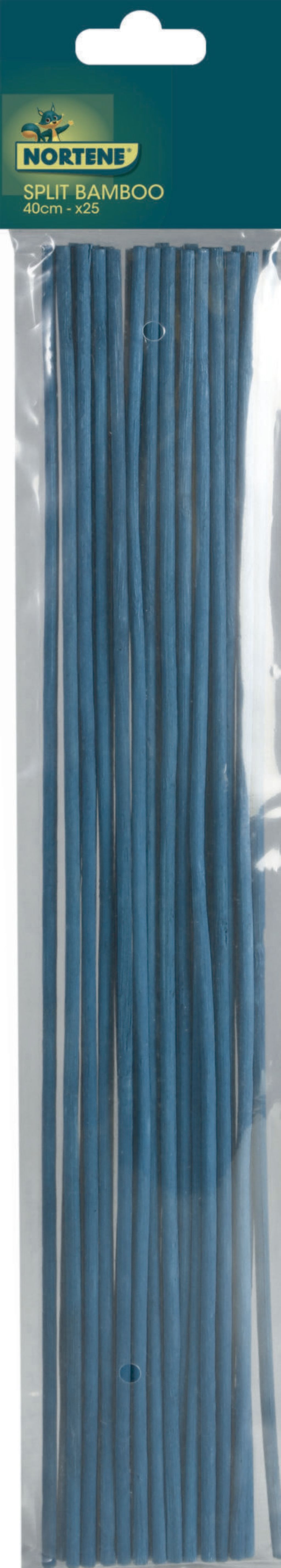 Tutores de tiras de caña de bambú SPLITS BAMBOO Verde Nortene (25 uds)