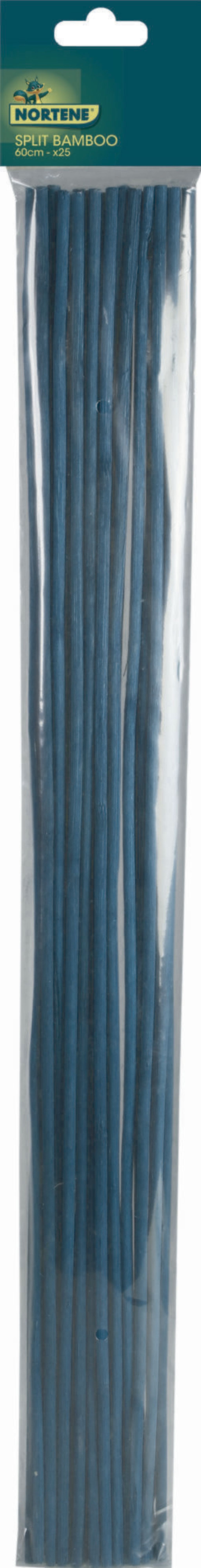 Tutores de tiras de caña de bambú SPLITS BAMBOO Verde Nortene (25 uds)