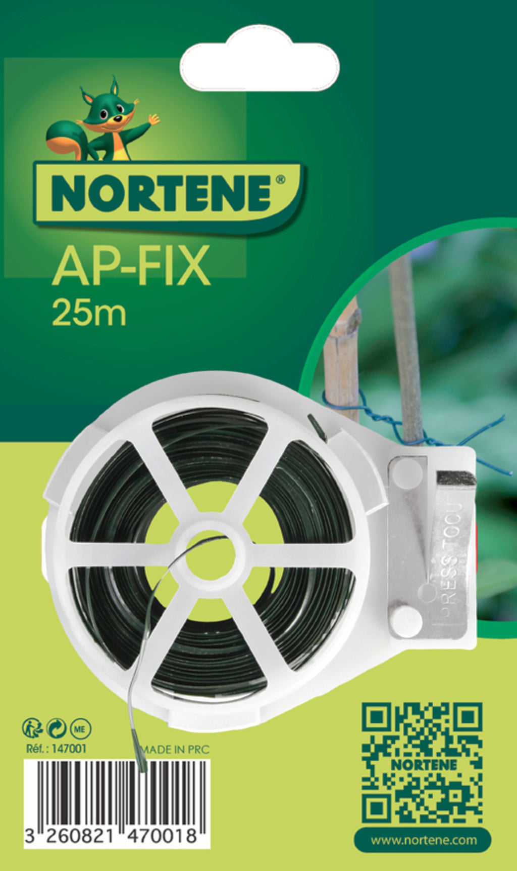 Atadura plástica AP-FIX Verde Nortene