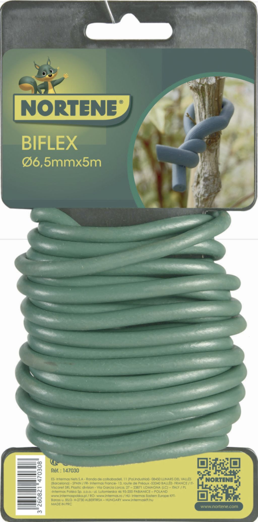 Abraçadeira para plantas BIFLEX Verde Nortene