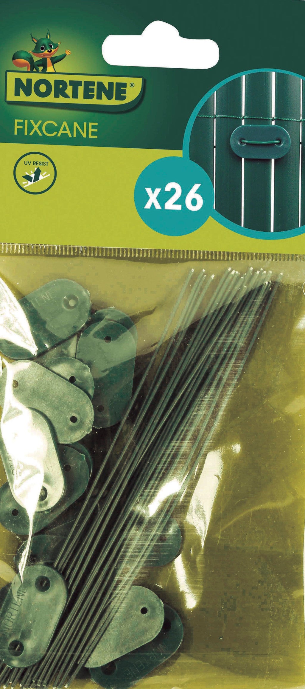 Sistema de fixação para vedações FIXCANE 3,3 x 1,9 cm Nortene