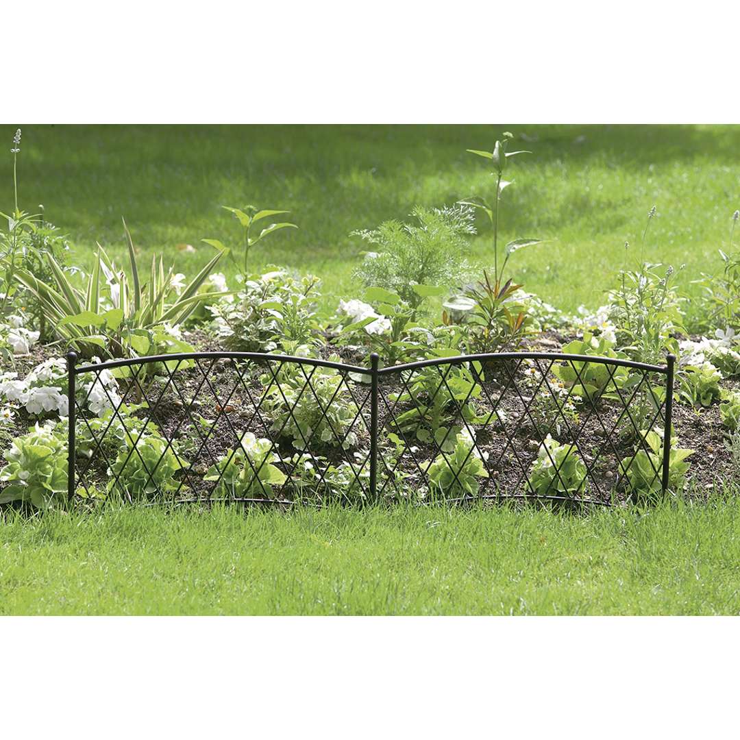 Bordura metálica CLASSIC METAL BORDER 0,4 x 1 m Marron Nortene