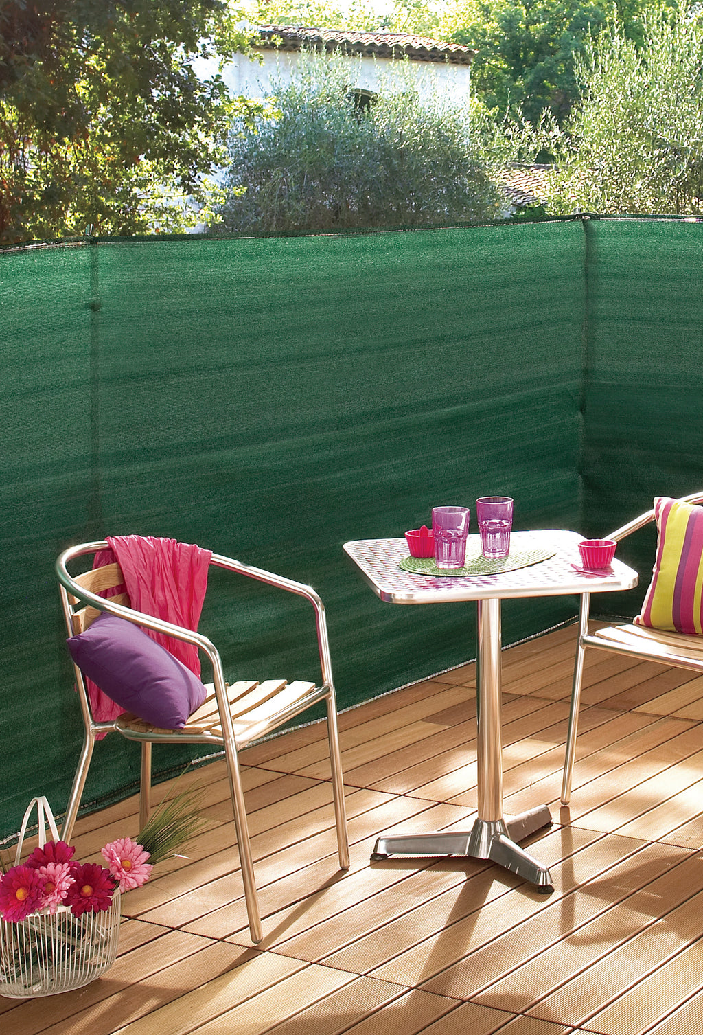 Malla de ocultación tejida SUPRATEX Verde Nortene