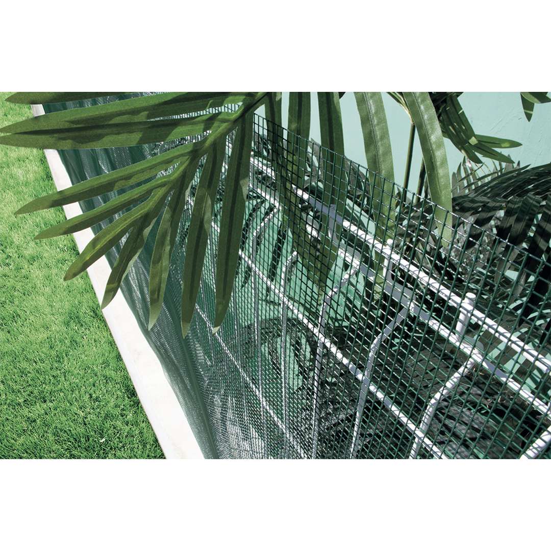 Malla metálica electrosoldada plastificada 12,7 mm FENSANET PLAST Verde Nortene