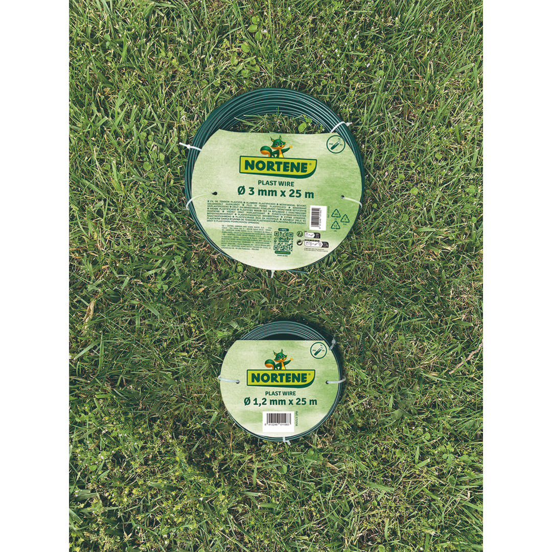 Alambre plastificado PLAST WIRE Verde Nortene