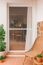 Malla para mosquitera de aluminio ALUNET Gris Nortene