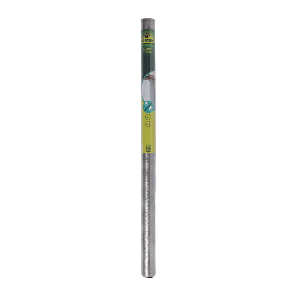 Malla para mosquitera de aluminio ALUNET Gris Nortene