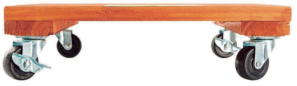 Soporte rodante de madera redondo FLORA ROLL LASURE Nortene