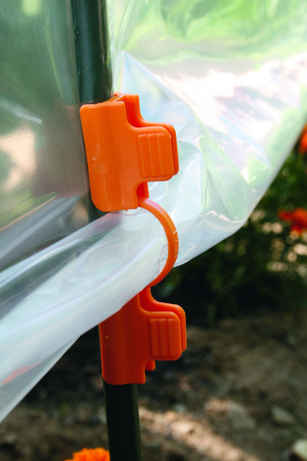 Clips para film CLIPS TUTEURS 13 mm Naranja Nortene