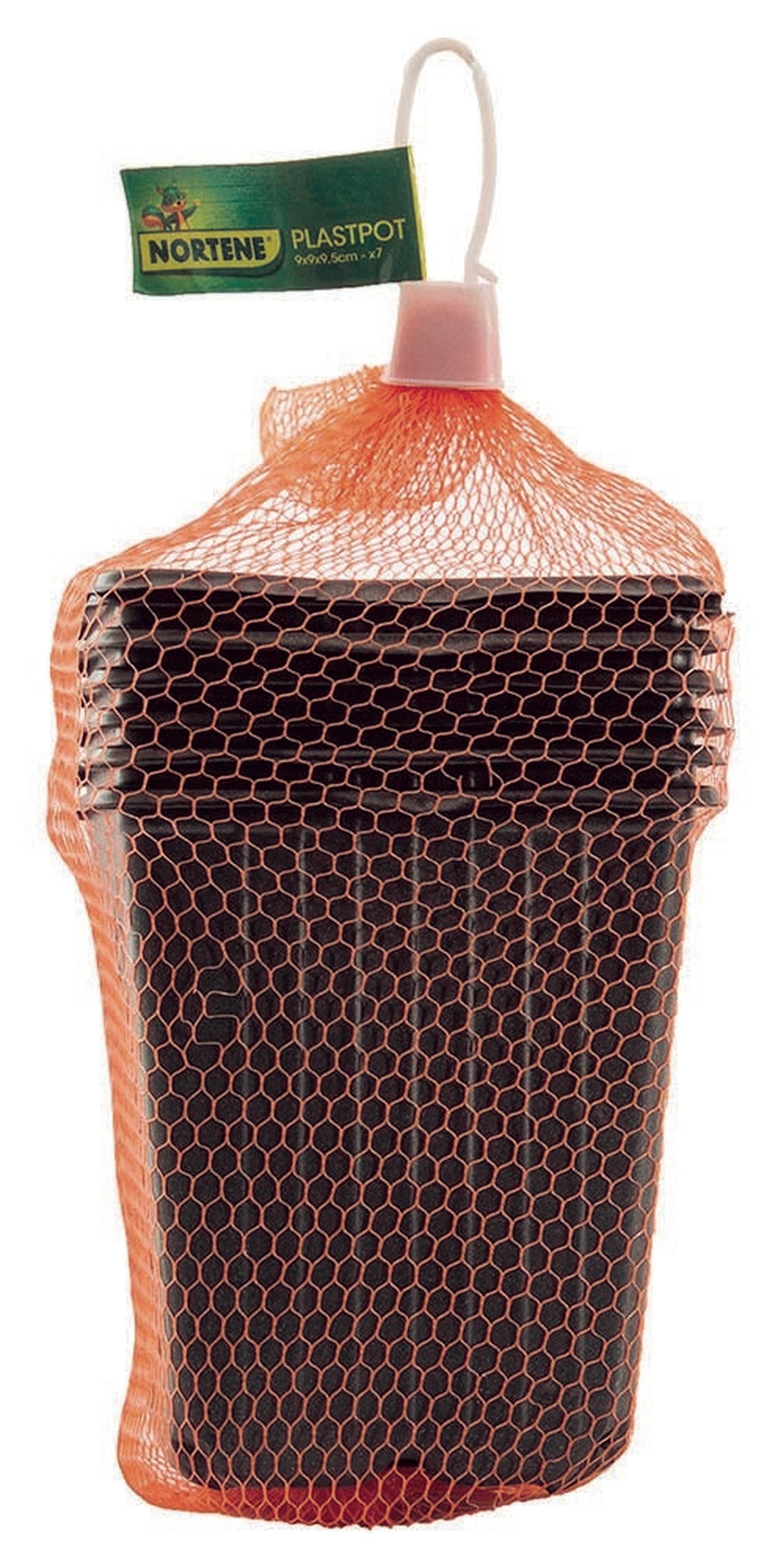 Macetas de plásstico reutilizables PLASTPOT  7 x 7 x 6 cm Marron Nortene