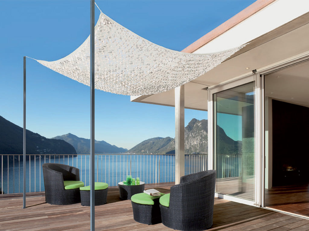 Toldo vela troquelado bicolor SAHARA Nortene