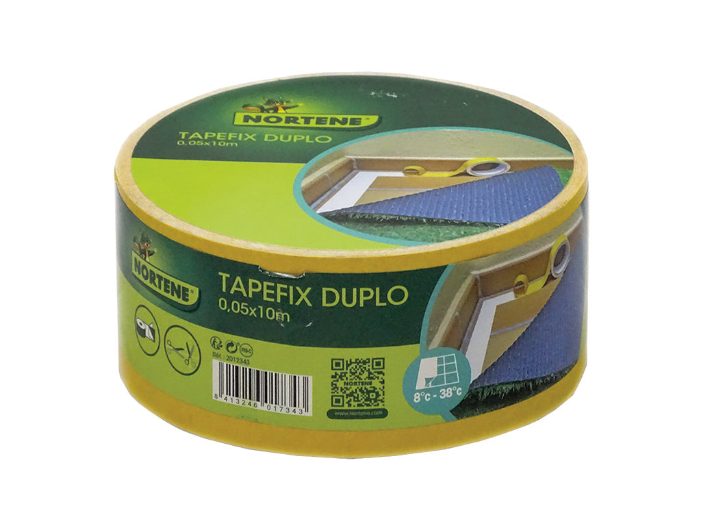 Cinta adhesiva doble cara TAPEFIX DUPLO 5 x 1 m Nortene