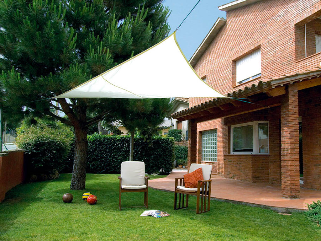 Vela de sombreamento impermeável triangular SUNNET KIT POLYESTER Nortene