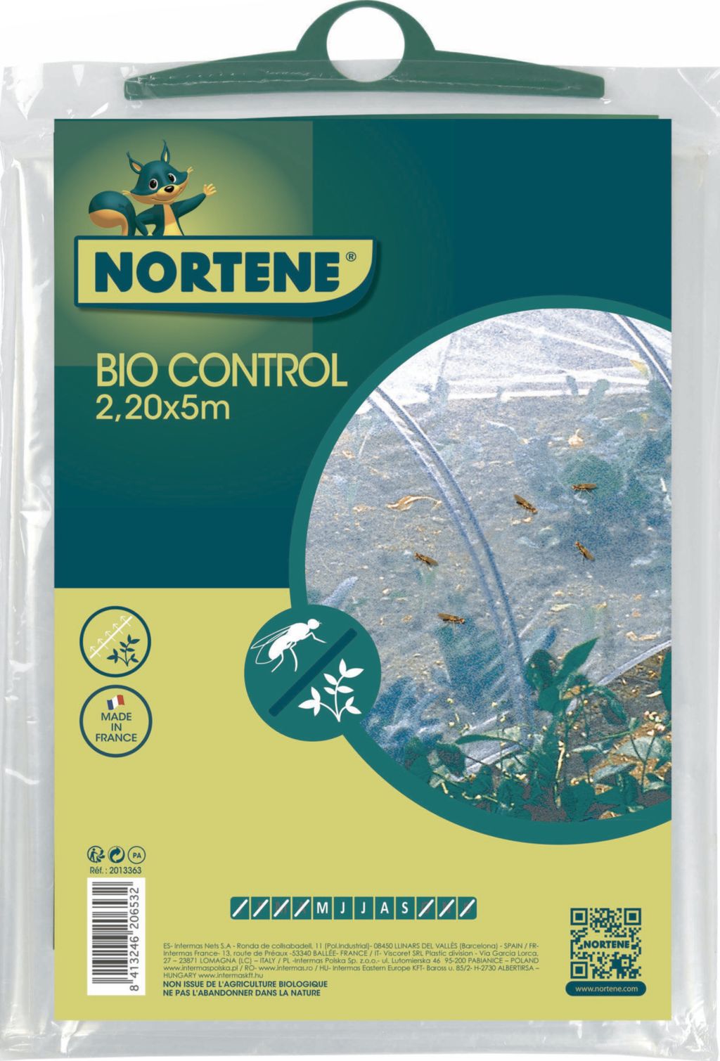 Malla antiplagas BIOCONTROL Nortene