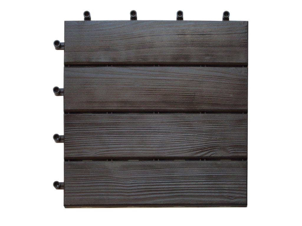 Losetade prolipropileno imitación madera TERRANITE 4 x 17 cm (6 uds)