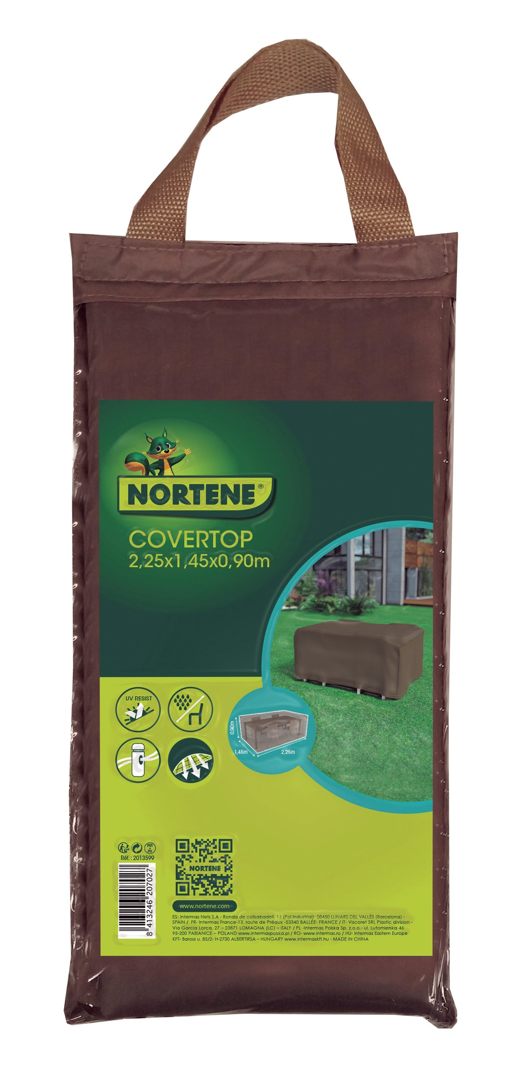 Capa protetora exterior MESA REDONDA 70 x 125 cm Nortene