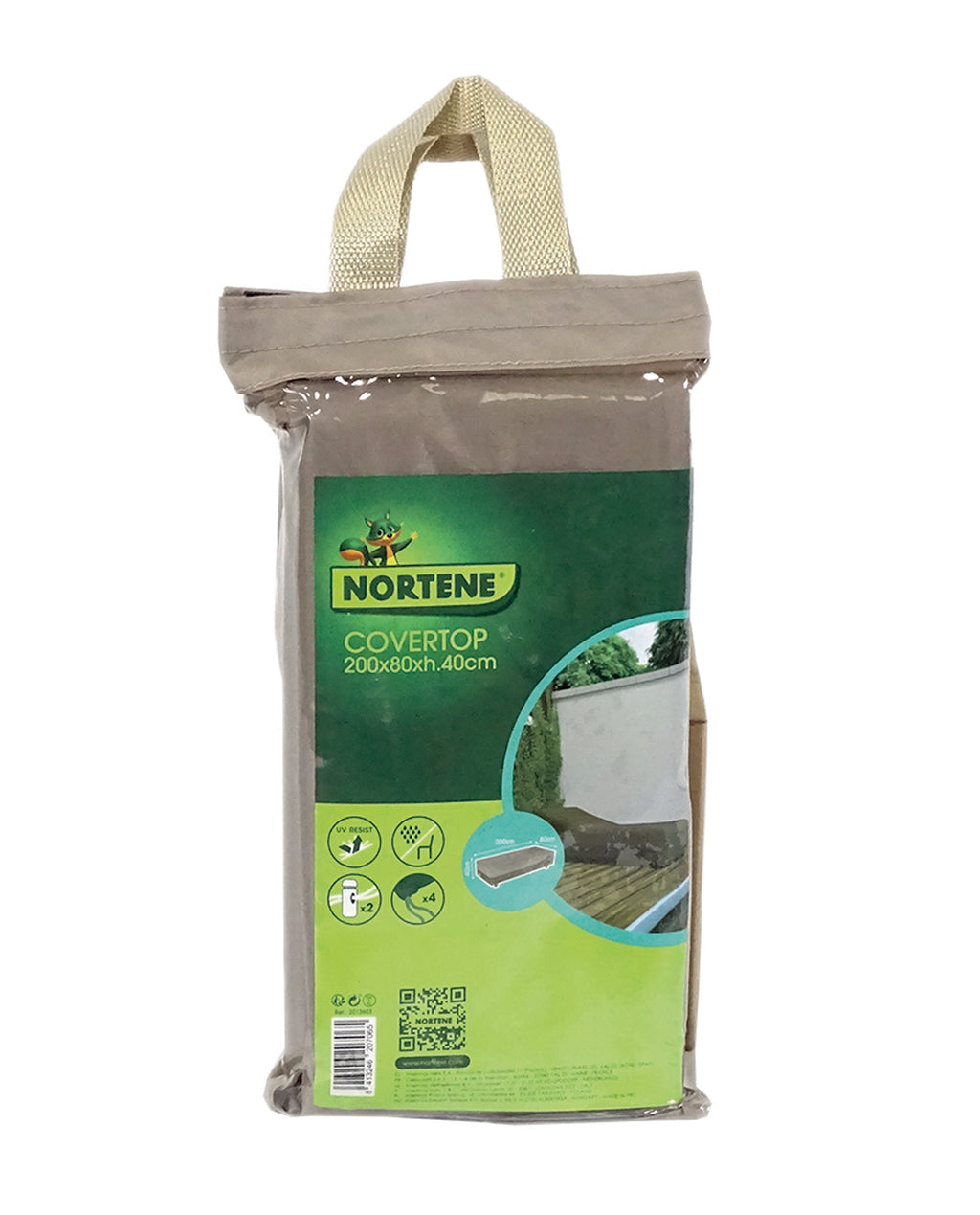 Capa protetora exterior BANCO 90 x 170 x 65 cm Nortene