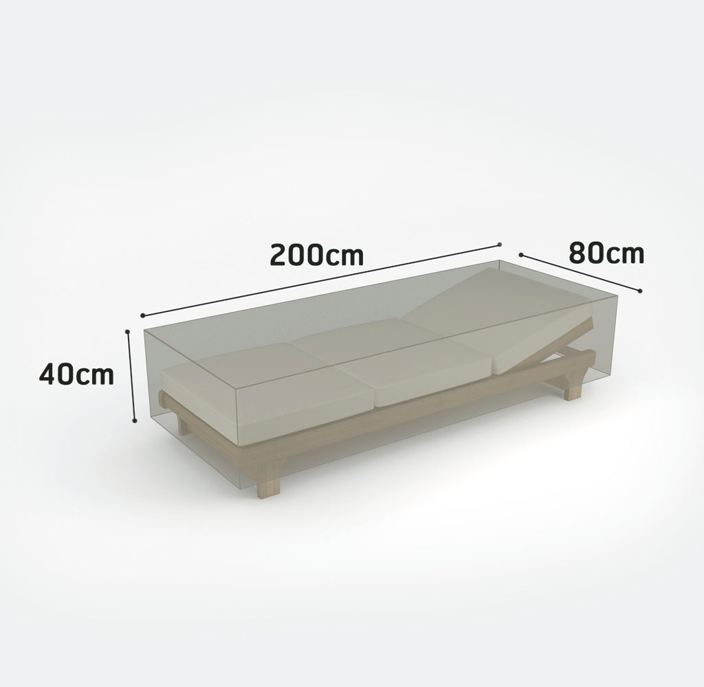 Capa protetora exterior BANCO 90 x 170 x 65 cm Nortene