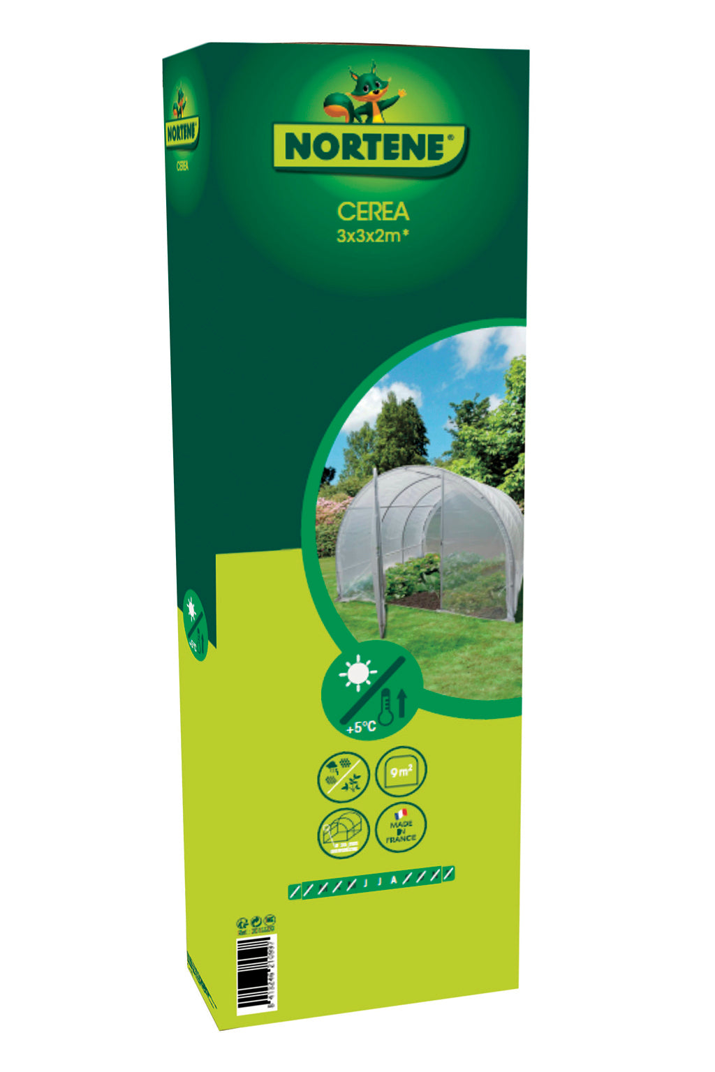 Film para invernadero CEREA 3 x 3 x 2 m Nortene