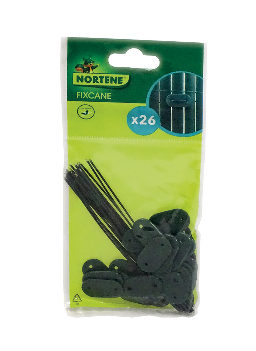 Sistema de fixação para vedações FIXCANE 3,3 x 1,9 cm Nortene