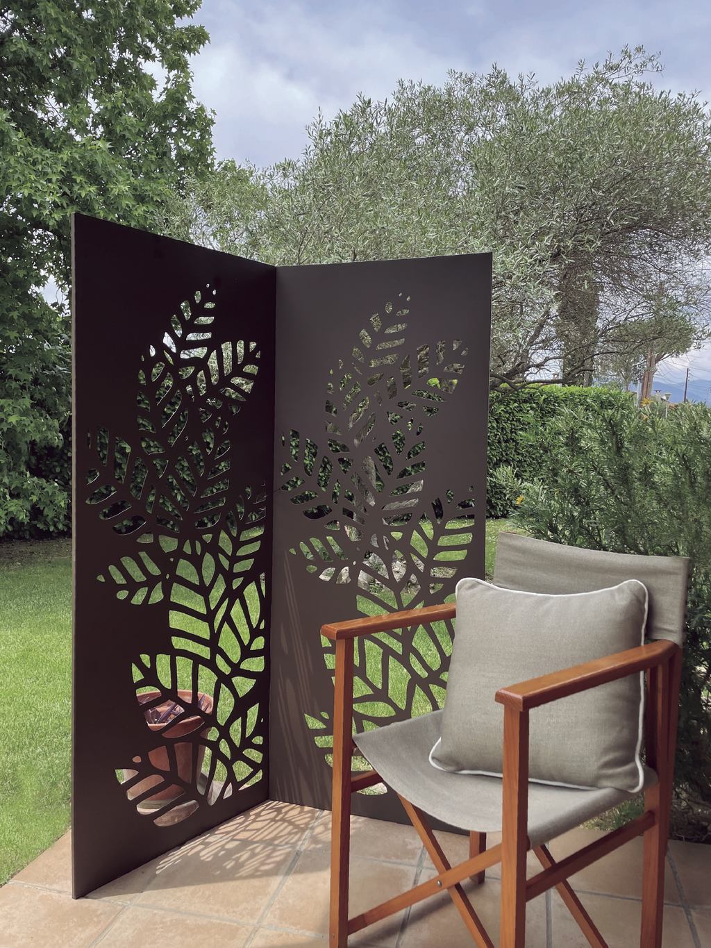 Celosía decorativa  metálica DECO PANEL ATHEA ,6 x 1,5 m Nortene