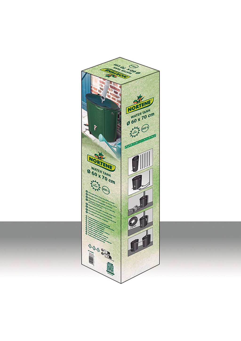 Recuperador de água flexível de PVC WATER TANK Nortene