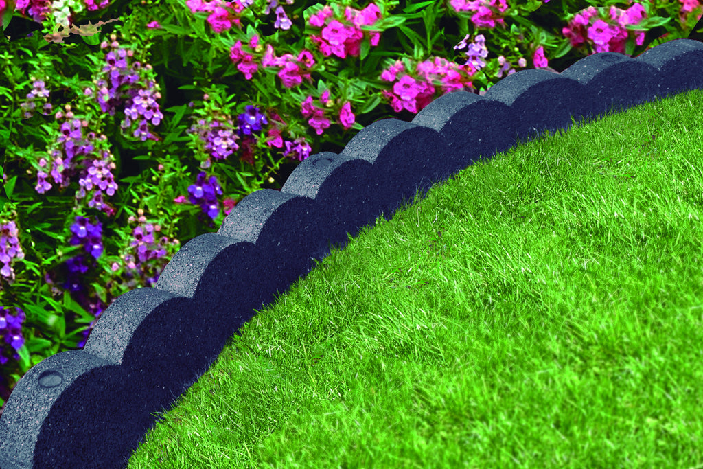 Bordura de jardín flexible FLEXI BORDURA 12 x 4,7 x 1 cm Antracita Nortene