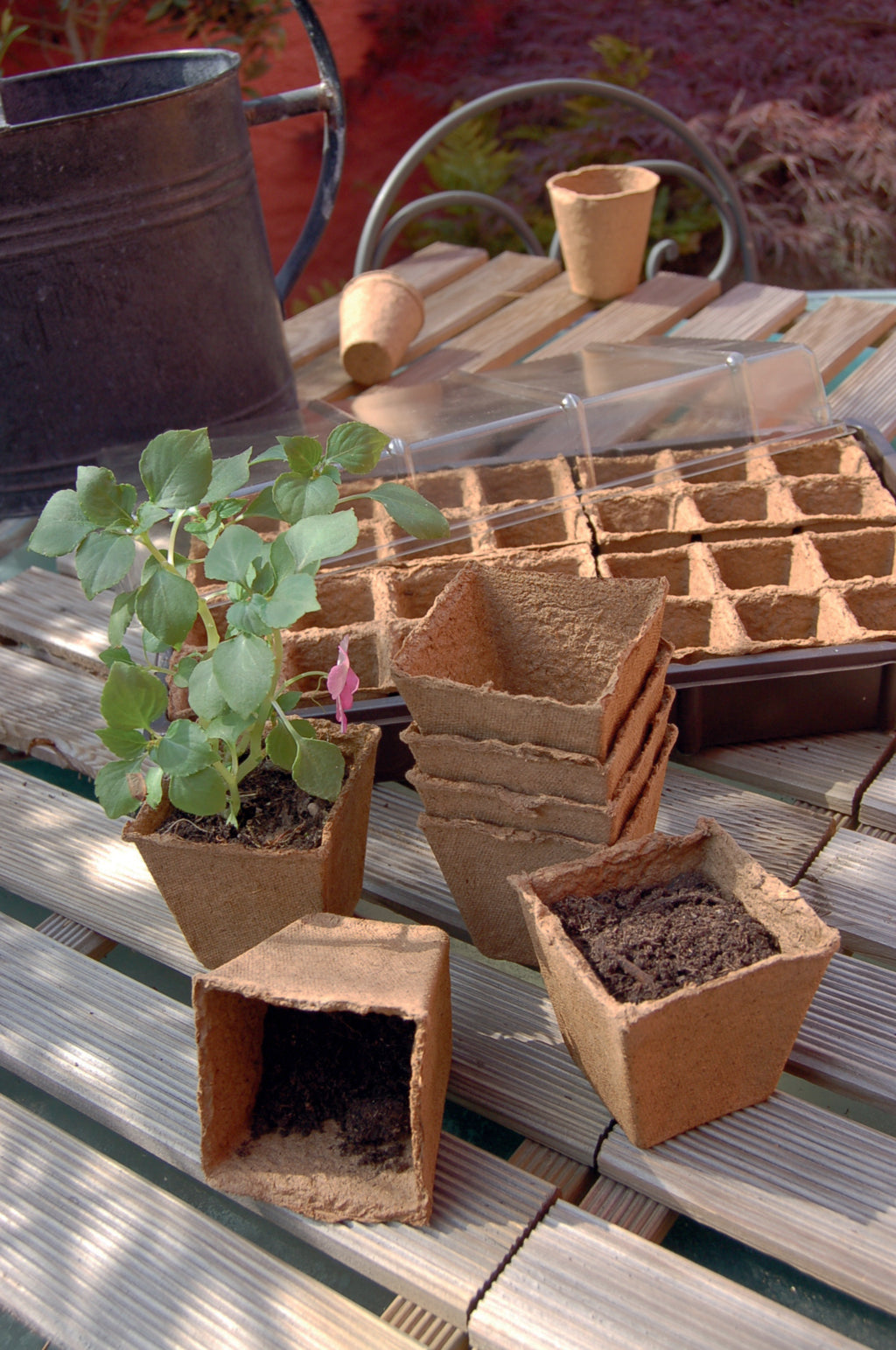 Macetas compostables GROWING POT Nortene (24 uds)
