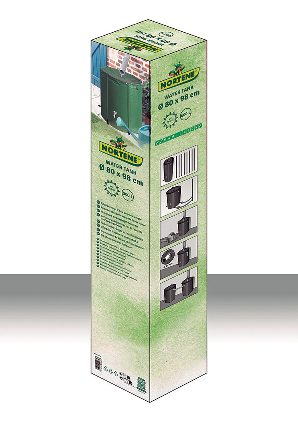 Recuperador de água flexível de PVC WATER TANK Nortene