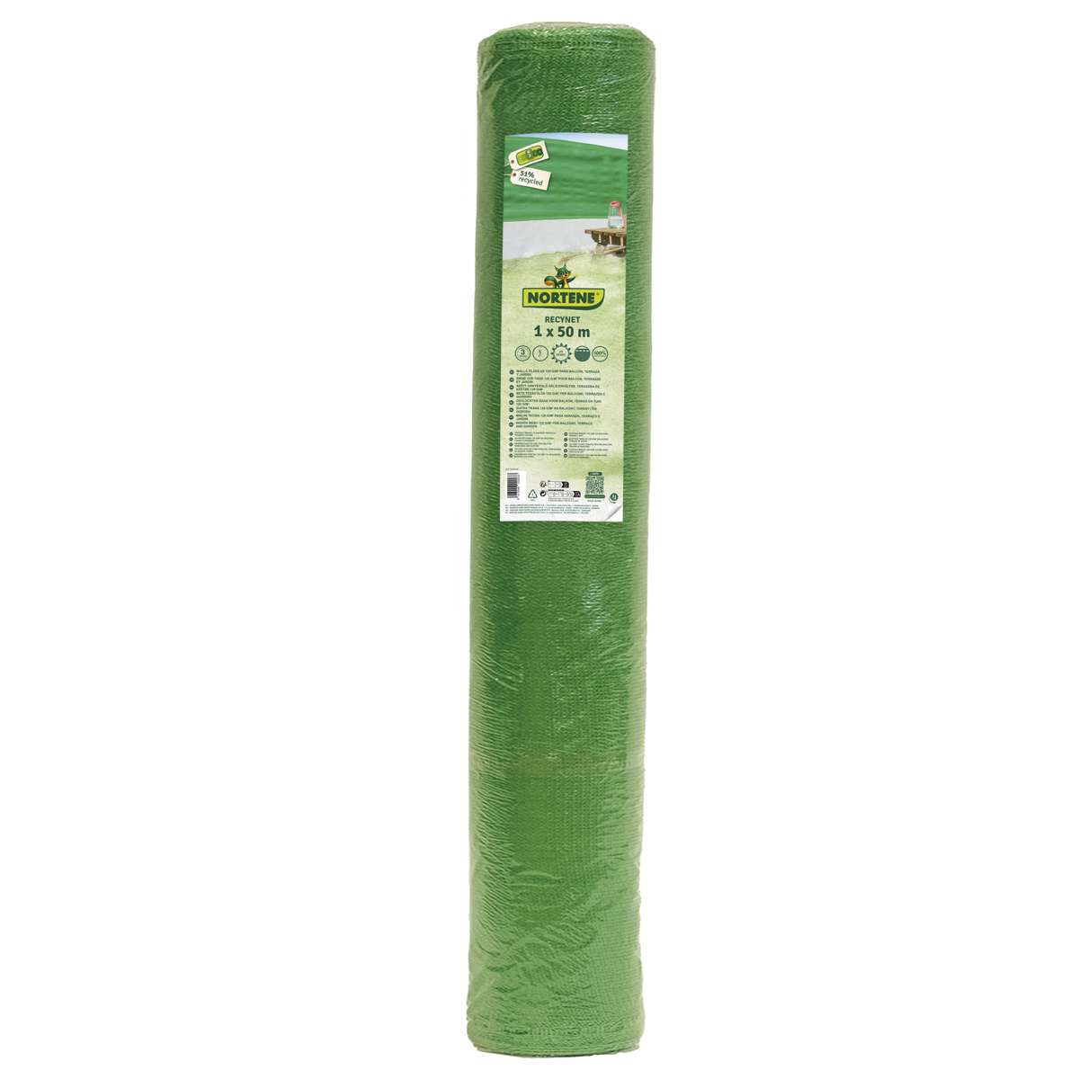 Malla de ocultación tejida 12 g/m2 RECYNET Nortene