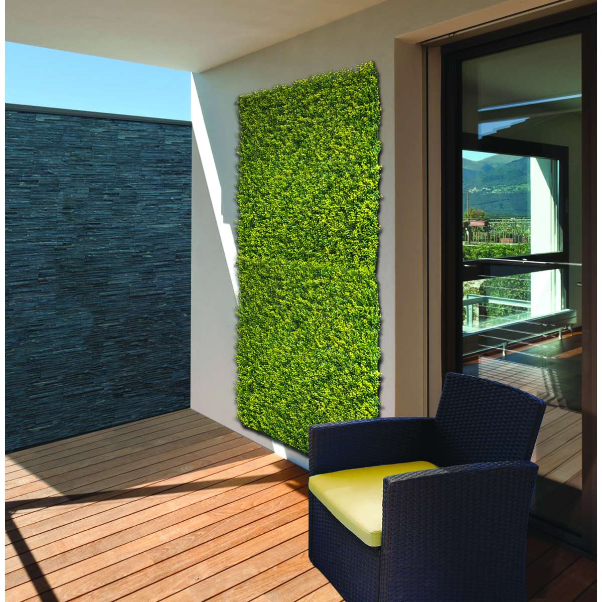 Jardín vertical sintético BUXUS 1 x 1 m Nortene