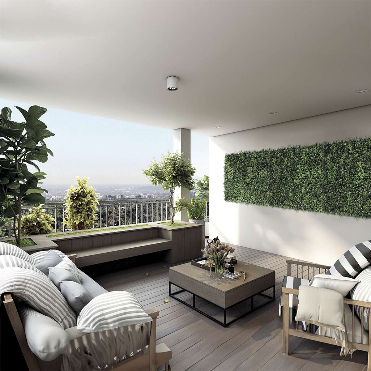 Jardín vertical JAZMÍN 1 x 1 m Nortene