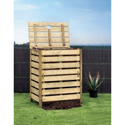 Compostador de madera NATUR COMPOST 8 x 5 x 1 cm Nortene