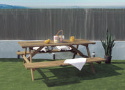 Mesa de piquenique extra 180 x 160 x 71 cm Nortene