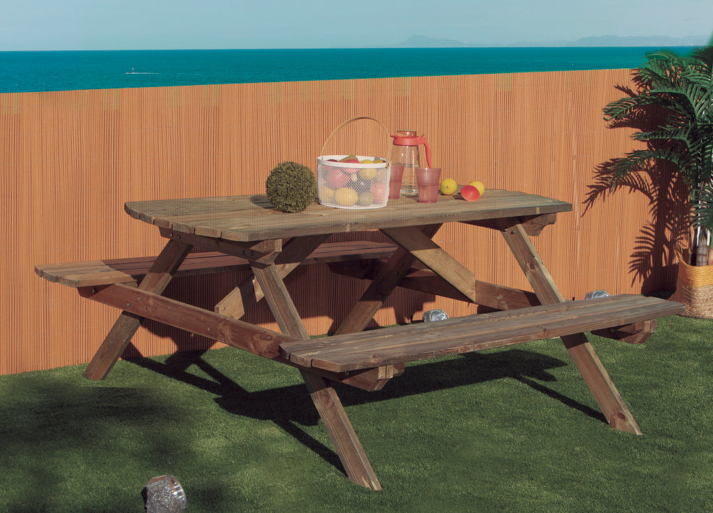 Mesa de picnic basic PICNIC BASIC 172 x 159 x 72 cm Nortene