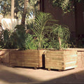 Jardinera cuadrada de madera VENUS Nortene