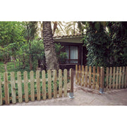 Puerta de valla clásica de madera ATENEA FENCE Nortene