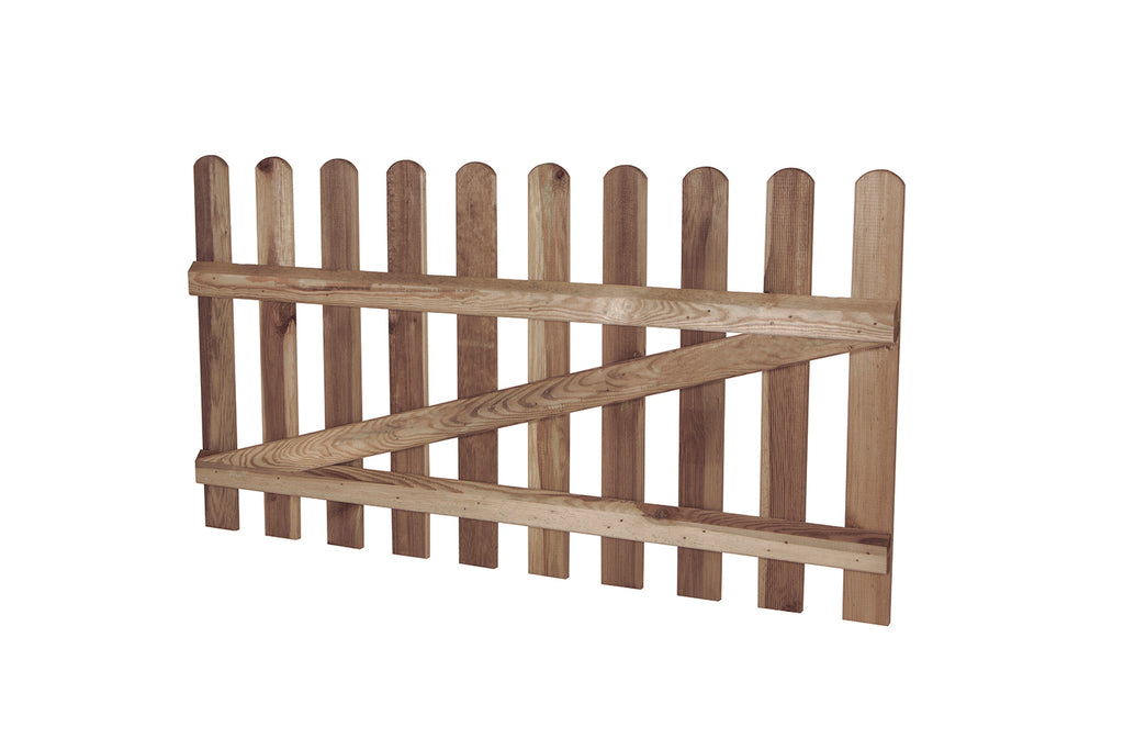 Puerta de valla clásica de madera ATENEA FENCE Nortene