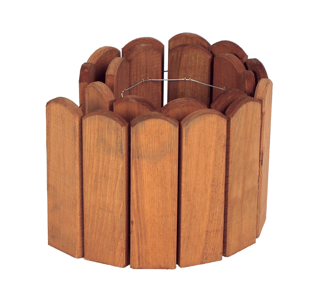 Bordura de madera DELIA ROLL 2 x 12 cm Nortene