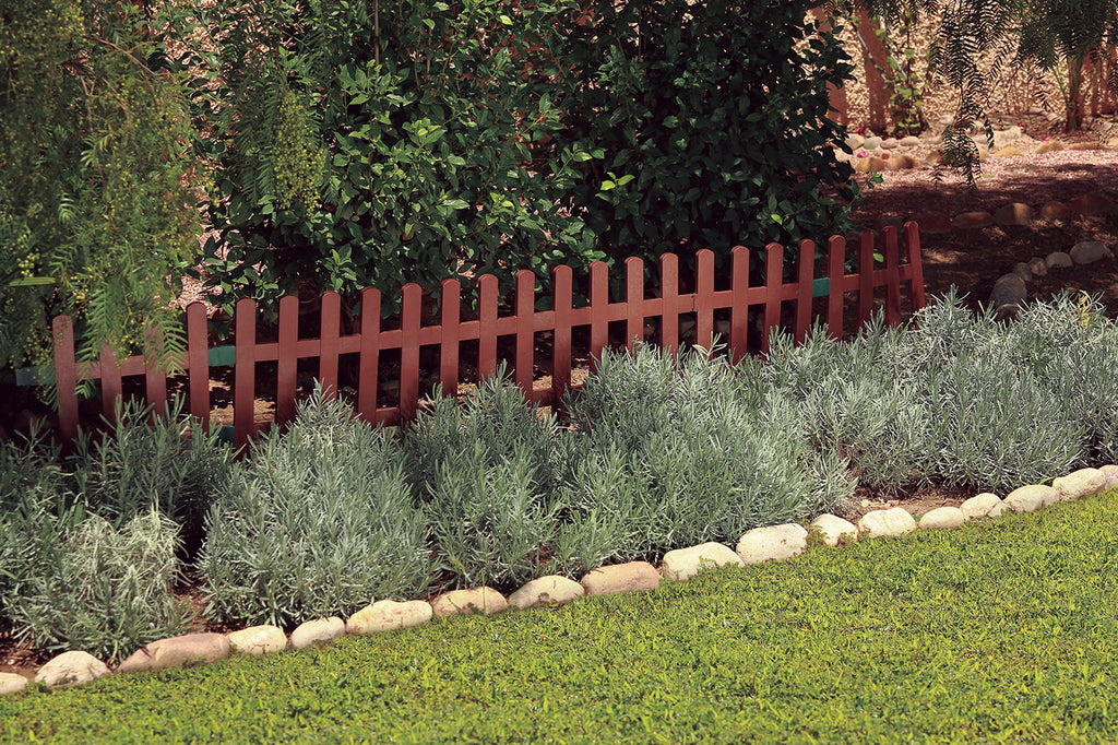 Mini vallas CLICKFENCE LOP 4 x 4 cm Marrón Nortene (5 uds)