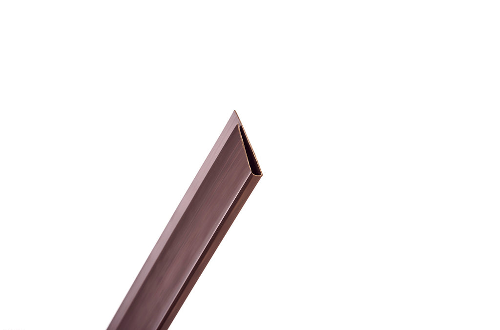 Perfil remate U para cerramiento de PVC  CANE PROFILE U 1,5 m Nortene