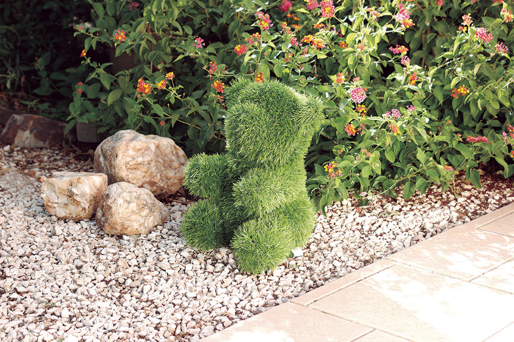 Figura decorativa oso de césped artificial PLUS TEDDY  Nortene